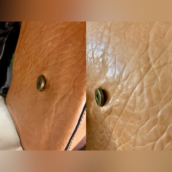 Auth🌷Fendi🌷 Zucca Shoulder Bag Nappa B Bis Patent Trim Pochette/Flap Bag⚡️ - Picture 12 of 16